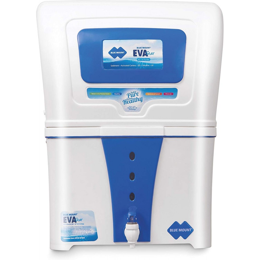 Blue Mount EVA Star BM32 12-Litre Wall-Mountable RO+Alkaline+UF+Electric Water Purifier Blue Mount EVA Star BM32 12-Litre Wall-Mountable RO+Alkaline+UF+Electric Water Purifier