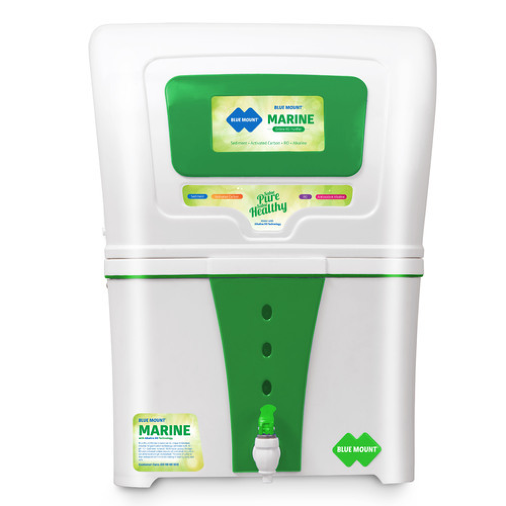 Blue Mount EVA Blue/Marine Green 12-Litre Wall-Mountable RO + Alkaline Electric Water Purifier BM30/BM39 Blue Mount EVA Blue/Marine Green 12-Litre Wall-Mountable RO + Alkaline Electric Water Purifier BM30/BM39