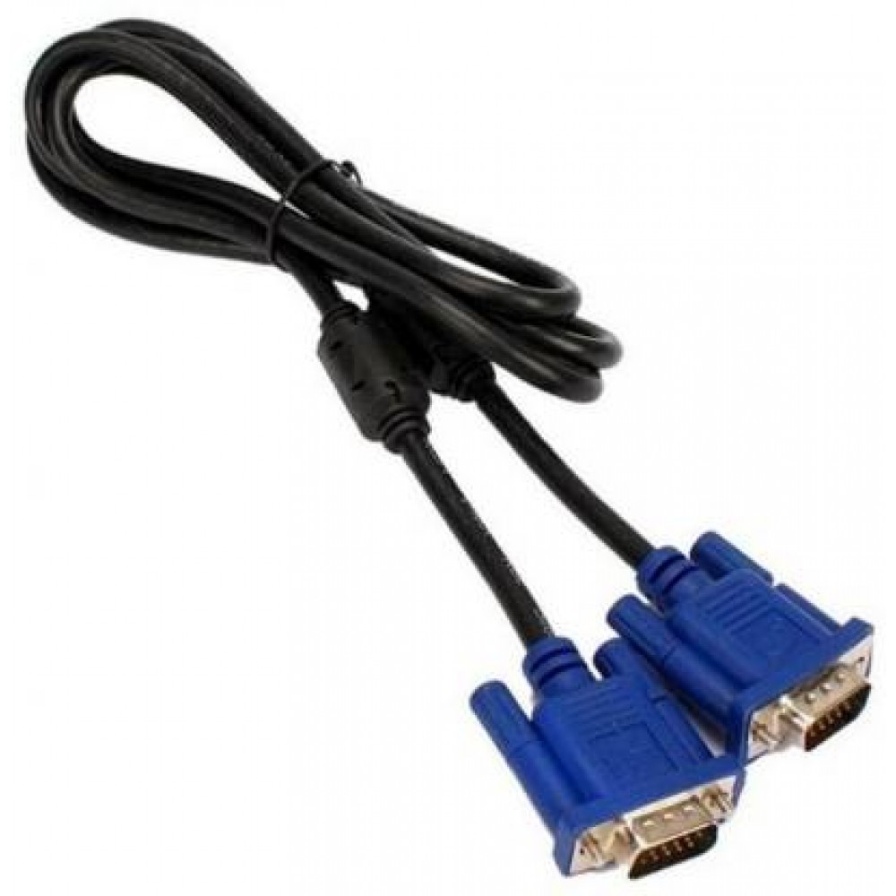 VGA Cable 1.5 Meter 15 Pin Male to Male Connector