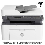 HP Laser MFP 138fnw Multi-function Color Wireless & Network Printer-4ZB91A