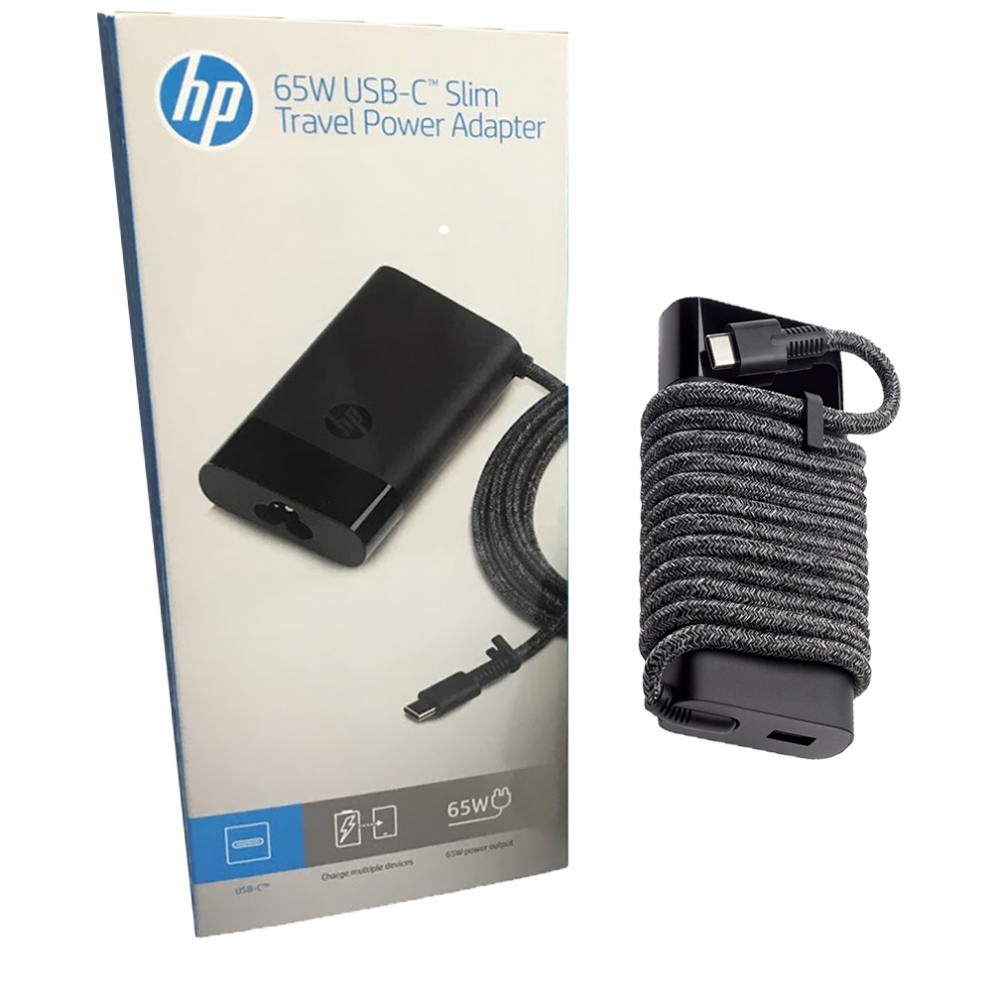 HP 65W USB-C Slim Travel Power Adapter-3PN48AA