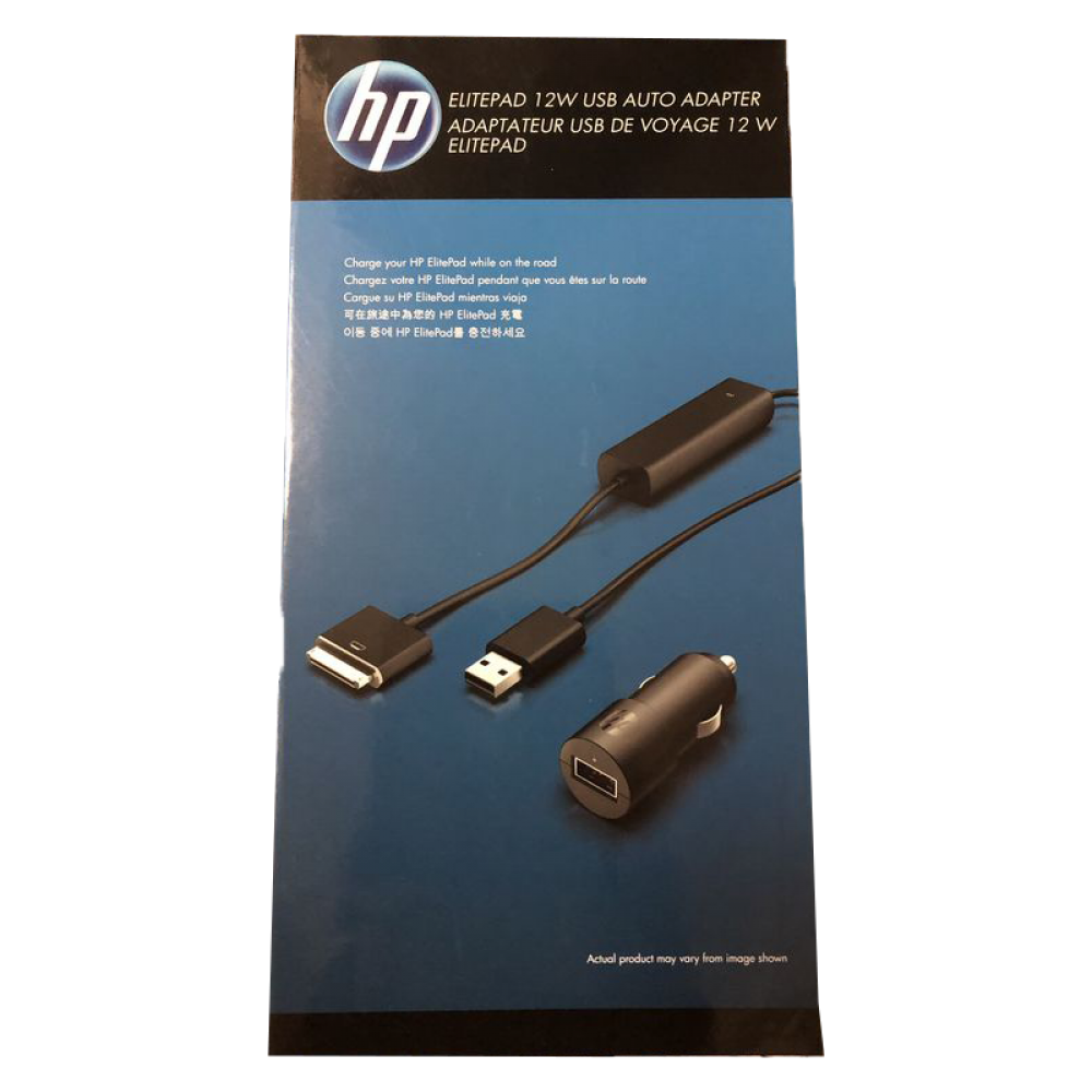 HP ElitePad 12W USB Auto Adapter- F5V87AA