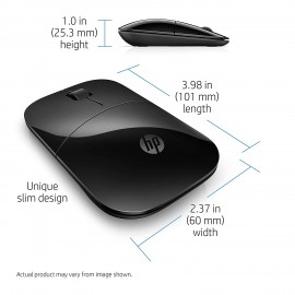 HP Z3700 Wireless Optical Bluetooth Black Mouse - 1AM57AA