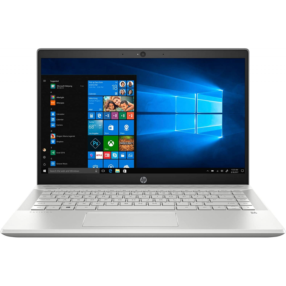 HP Pavilion 14-ce3024TX 2019 14-inch Laptop (10th Gen Core i7-1065G7/8GB/512GB SSD/Windows 10, Home/2GB Graphics), Mineral Silver
