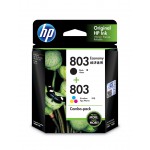 HP 803 Pack Small Black-Color Ink Cartridges