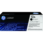 HP12A Original Laserjet Toner Cartridge (Black)