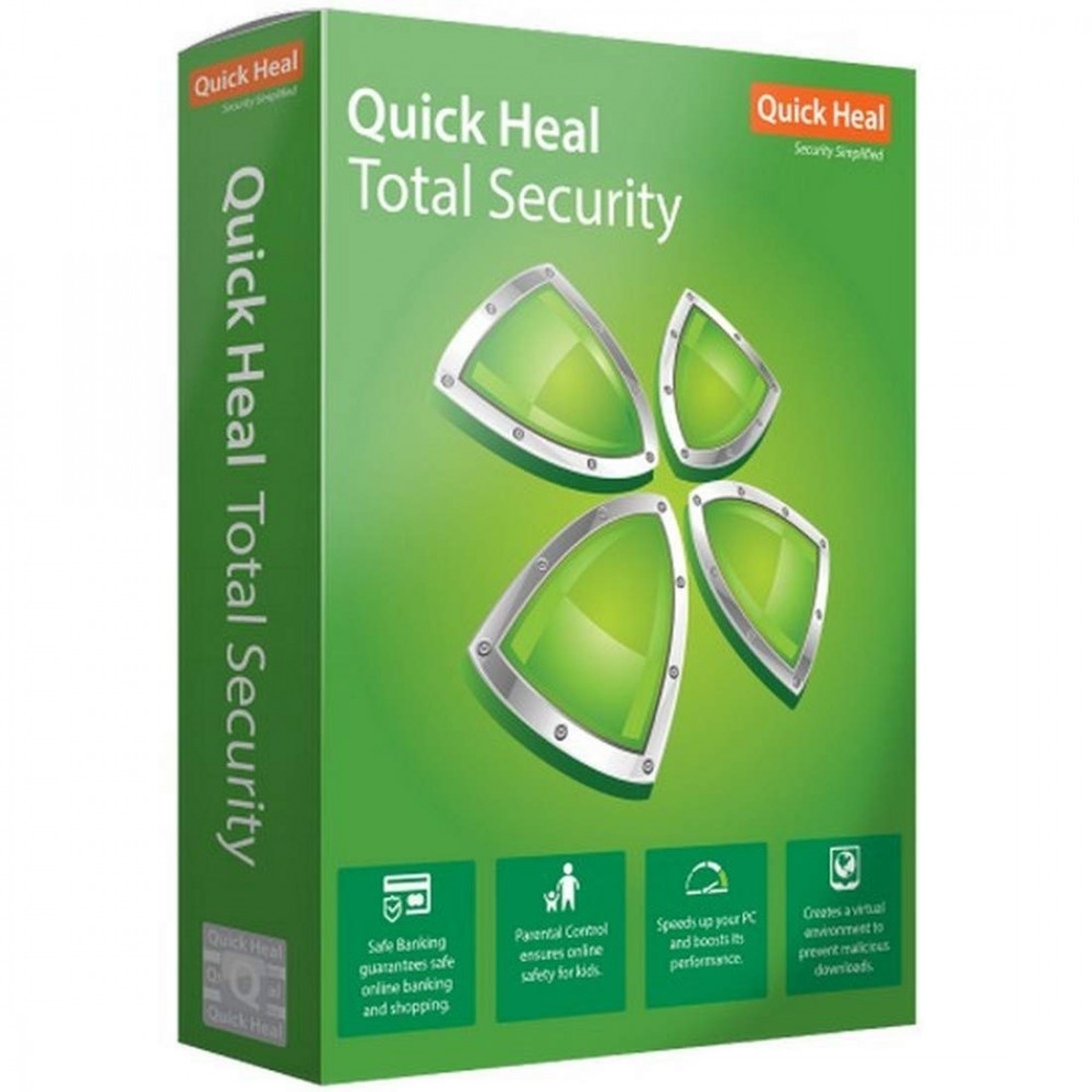 Quick Heal Total Security Latest Version - 1 PC, 3 Year