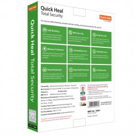 Quick Heal Total Security Latest Version - 2 PC, 1 Year