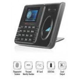 Realtime C101 Biometric Attendance Machine with USB Excel (Black)