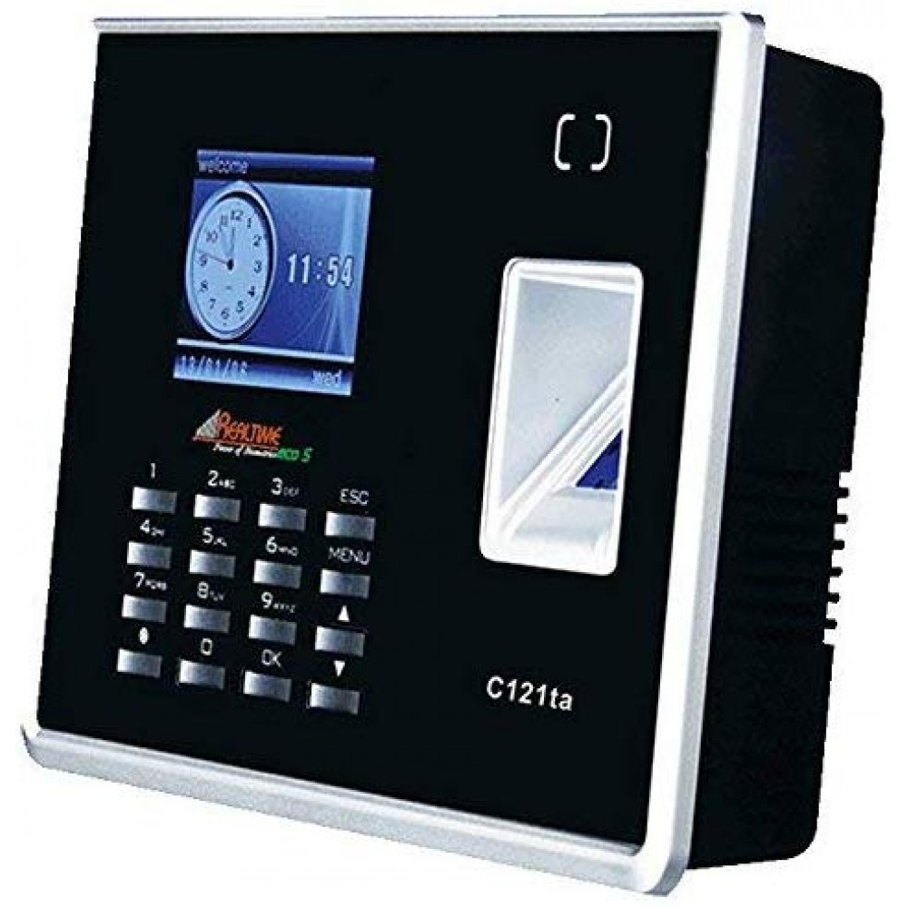Realtime C121ta Biometric Attendance Machine, Time Attendance Recorder with Simple Access Control Time & Attendance, Access Control  (Password, Fingerprint, ID, Card)