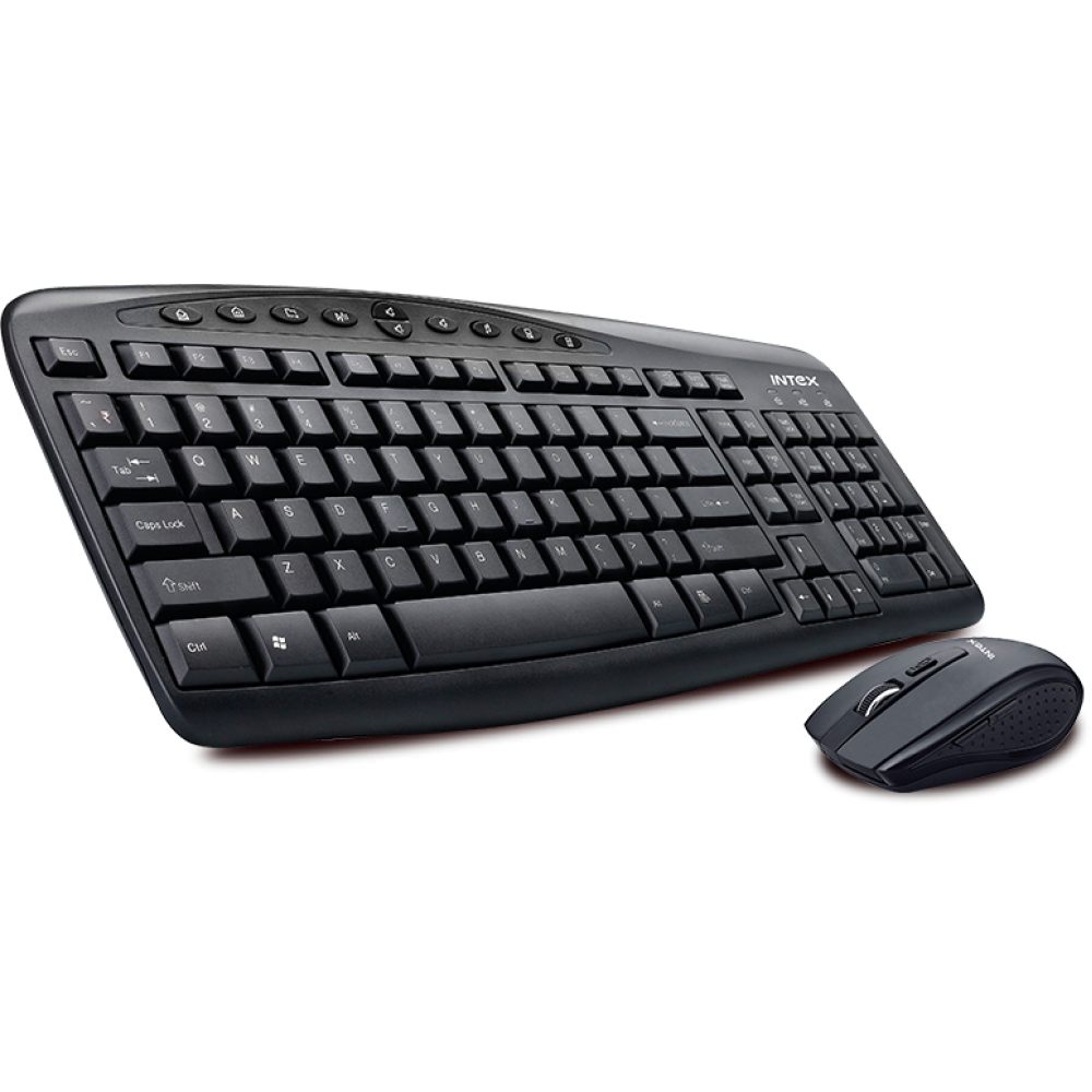 Intex Grace Duo Keyboard and Mouse Combo (Black)