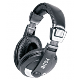 intex Mega black headphone