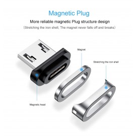 Magnetic Micro Data Transfer & Charging Cable (Micro USB, Black)