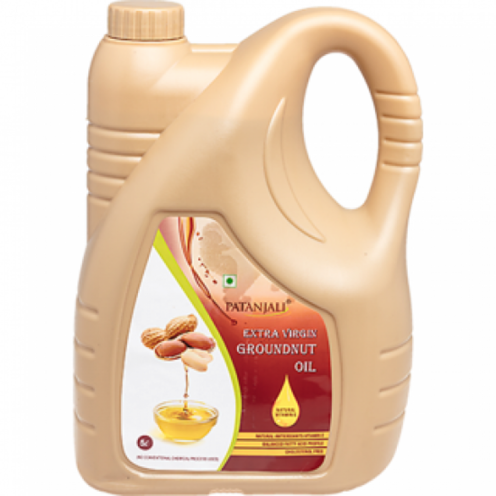 Patanjali Groundnut Oil (मूंगफली तेल) 5Ltr Natural product Patanjali Groundnut Oil (मूंगफली तेल) 5Ltr Natural product