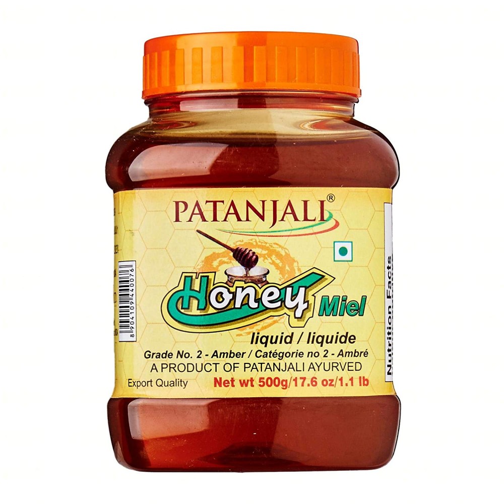Patanjali Pure Honey, 500 gm sweet aliment Patanjali Pure Honey, 500 gm sweet aliment