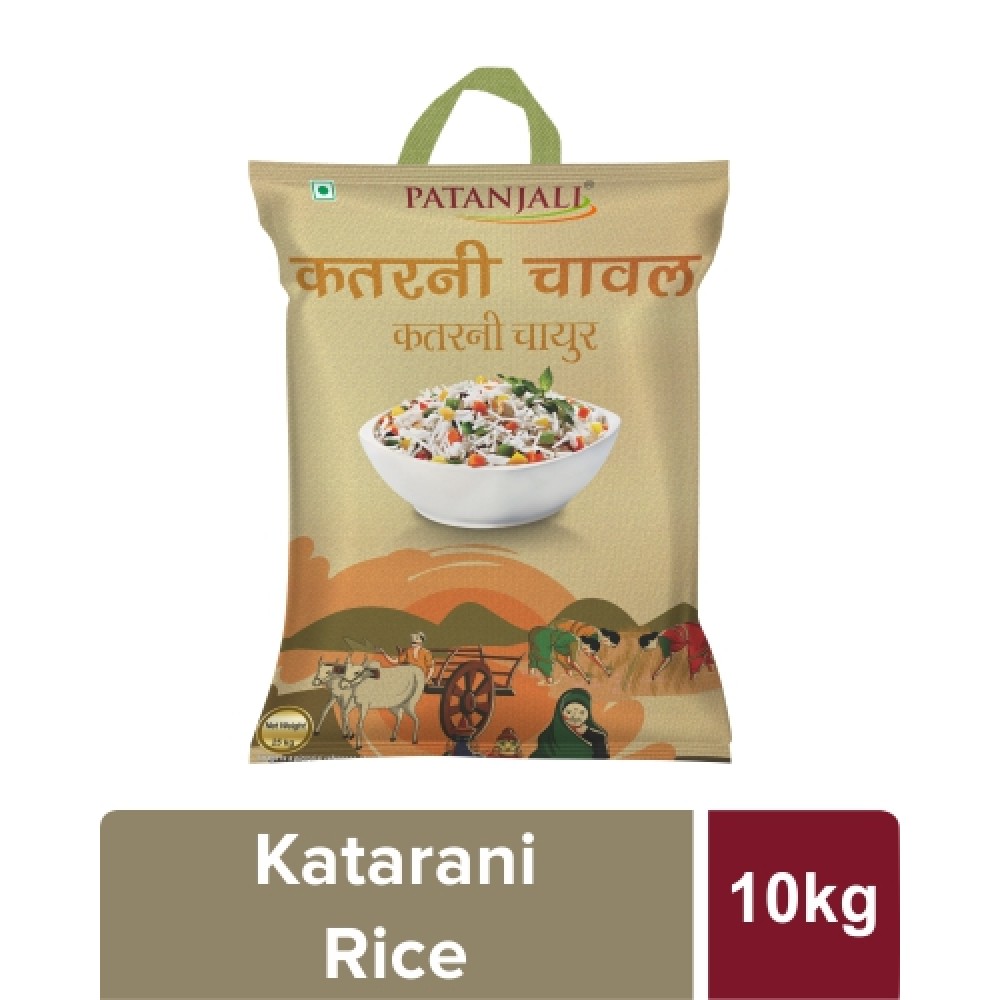 Patanjali Katarani Rice 10 kg Natural product Patanjali Katarani Rice 10 kg Natural product