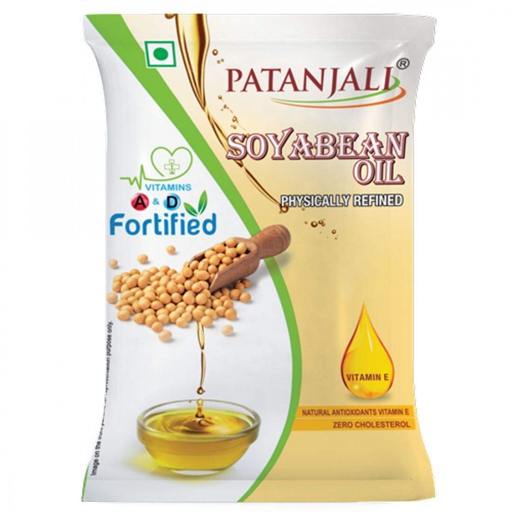 Patanjali soyabean oil (सोयाबीन तेल) 1Ltr Natural original product Patanjali soyabean oil (सोयाबीन तेल) 1Ltr Natural original product